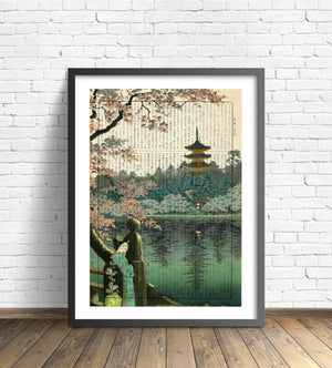 Kunstdruck | Tsuchiya Koitsu - Ueno Park readable art