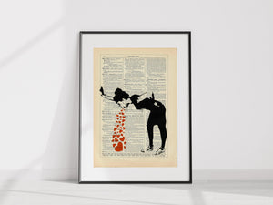 XL Banksy - Lovesick readable art